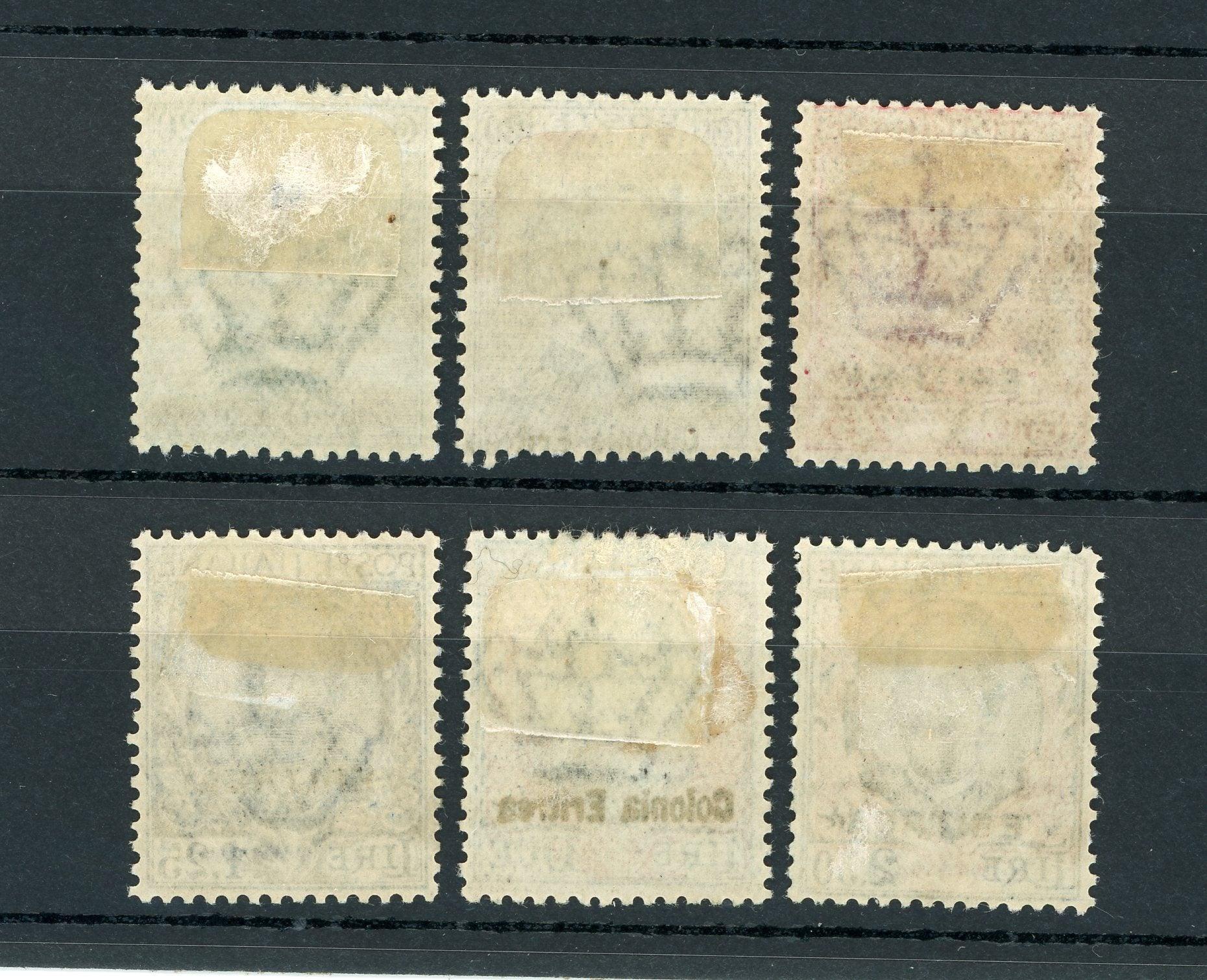 Erythrée 1925/1926 - Série complète de timbres - Yvert n°93/98 - Timbres-Et-Passion