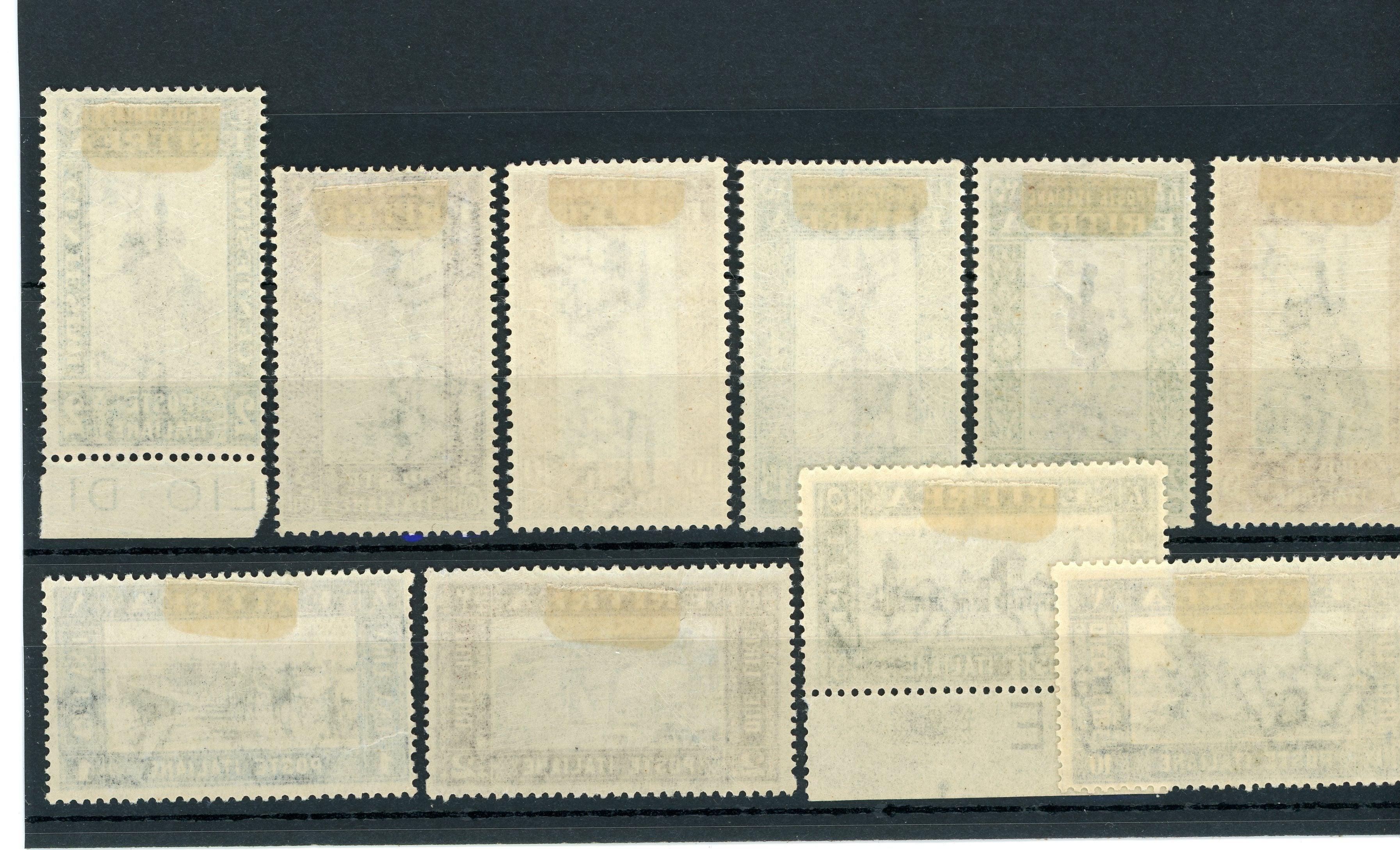 Erythrée 1930 - Série complète - Yvert n°144/153 - Timbres-Et-Passion