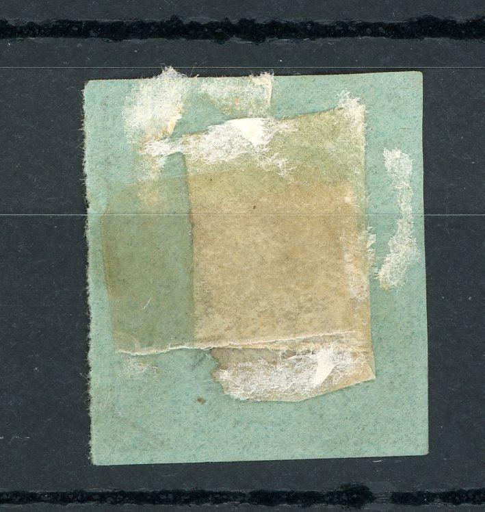 Espagne 1864 - 1R brun sur vert - Yvert n°63 - Timbres-Et-Passion