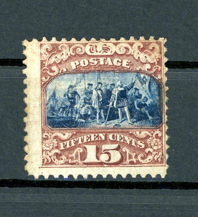 Etats-Unis d'Amérique 1869 - Rare 15cts Brun-Rouge et Bleu Type I - Yvert n°35 - Timbres-Et-Passion