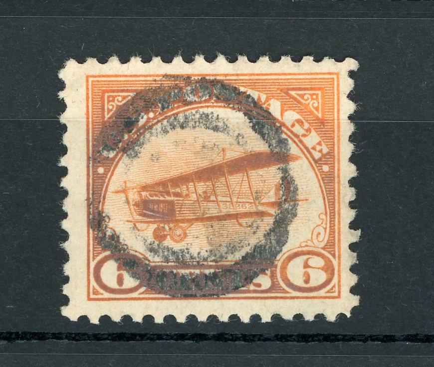 Etats-Unis d'Amérique 1918 - Poste aérienne, 6cts rouge-orange - Yvert n°1 - Timbres-Et-Passion