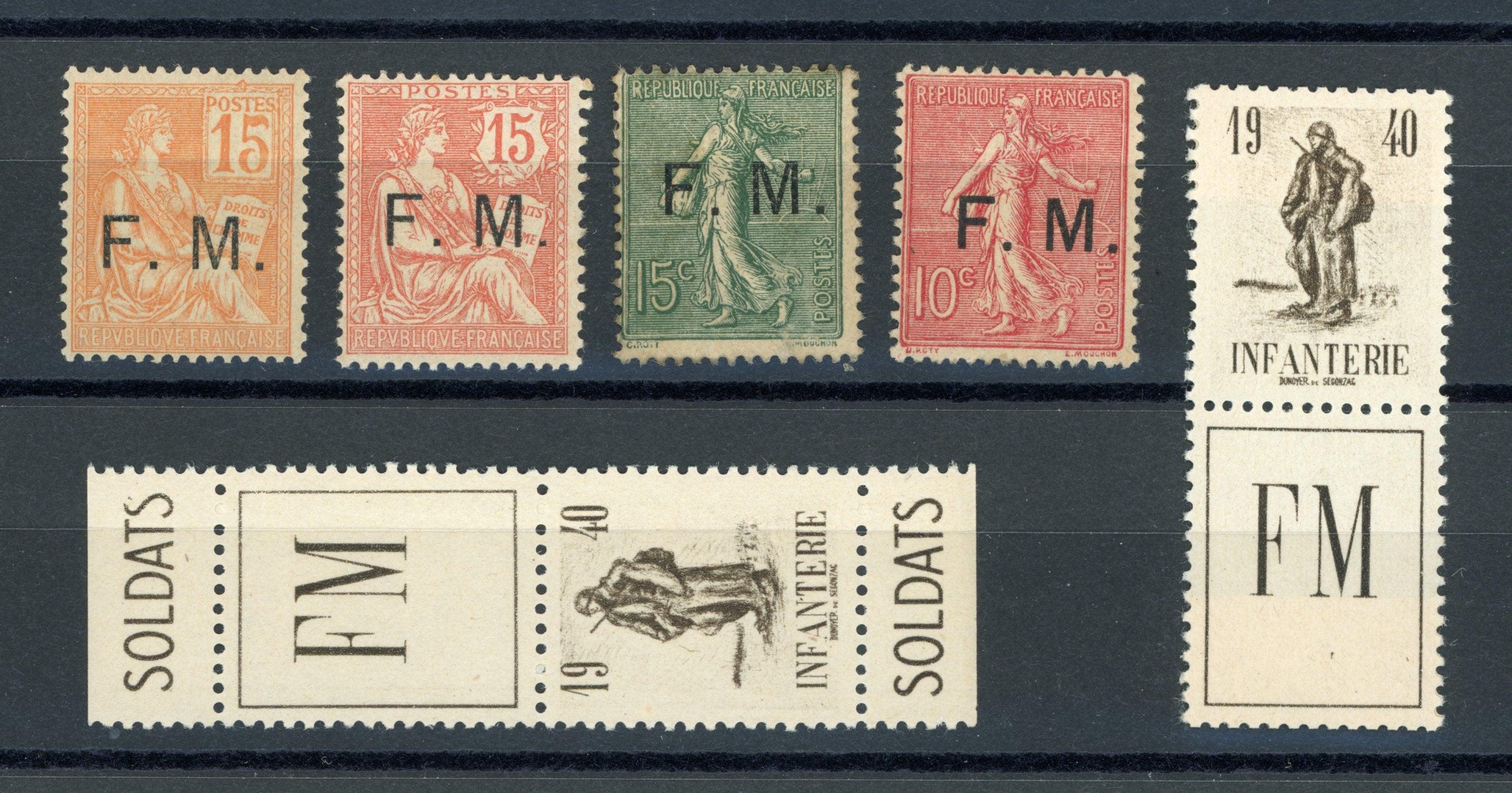 France 1901/1940 - Franchise Militaire - Timbres-Et-Passion