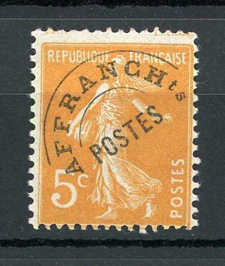 France 1922/1927 - Préoblitéré 5cts orange surcharge fine - Yvert n°50 - Timbres-Et-Passion