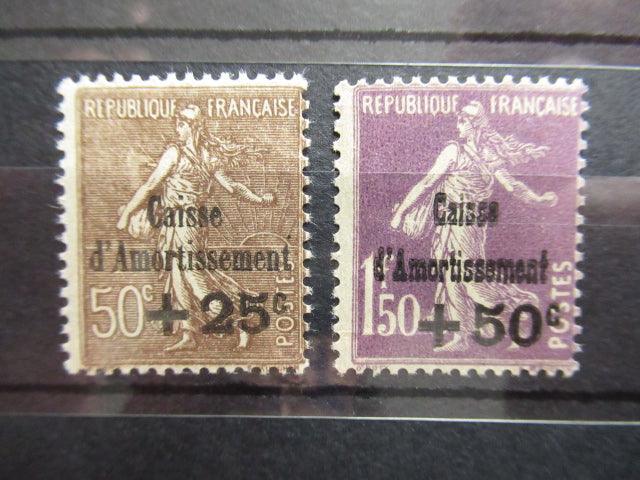 France 1930 - Caisse d'amortissement - Yvert n°267/268 - Timbres-Et-Passion