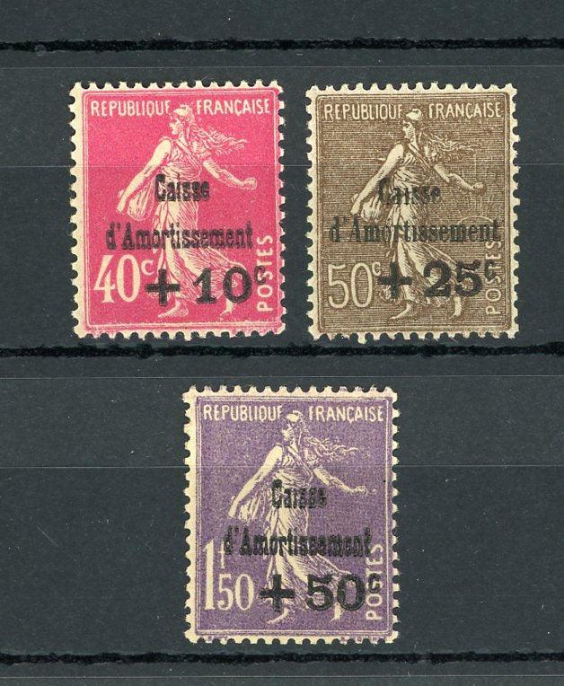 France 1930 - Signé Calves, neuf sans charnière, série complète - Yvert n°266/268 - Timbres-Et-Passion