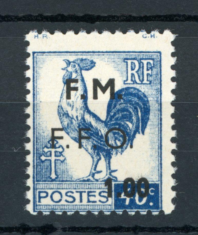 France 1944 - Signé Calves, libération de Cognac - Mayer n°2 - Timbres-Et-Passion