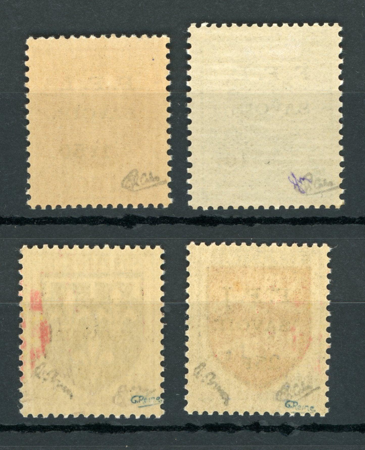 France 1944 - Signé, libération de la Chambery - Mayer n°1,2,5c et 6c - Timbres-Et-Passion