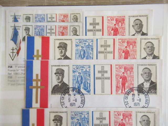 France - Importante Thématique sur le General De Gaulle - Timbres-Et-Passion