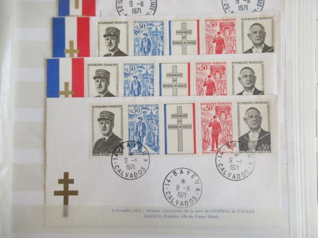France - Importante Thématique sur le General De Gaulle - Timbres-Et-Passion