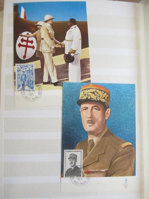 France - Importante Thématique sur le General De Gaulle - Timbres-Et-Passion