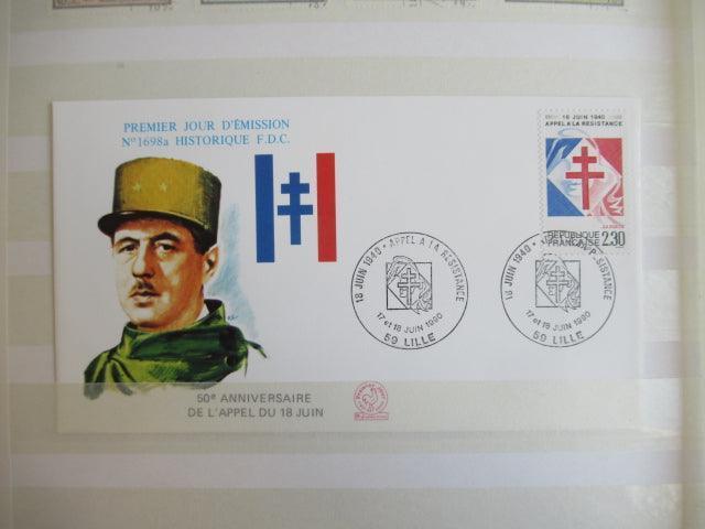 France - Importante Thématique sur le General De Gaulle - Timbres-Et-Passion