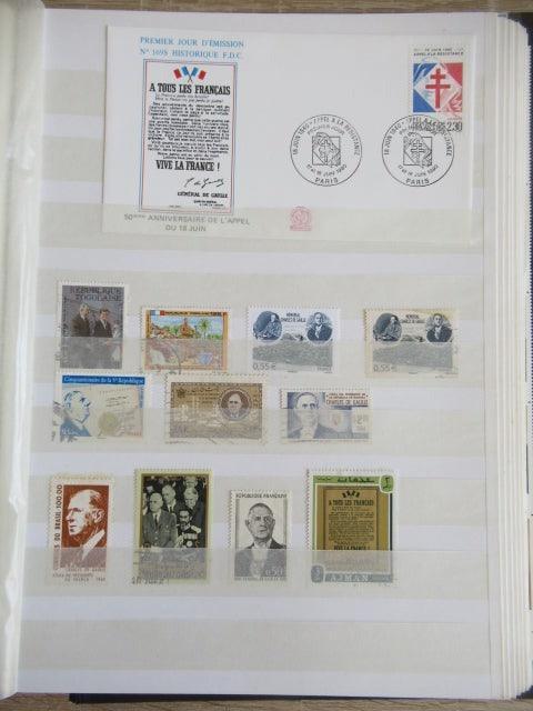 France - Importante Thématique sur le General De Gaulle - Timbres-Et-Passion