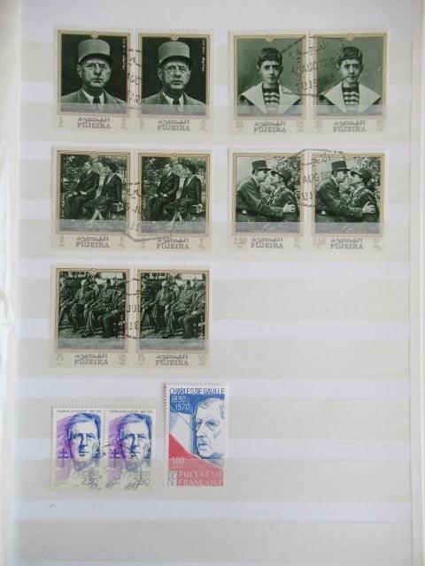 France - Importante Thématique sur le General De Gaulle - Timbres-Et-Passion