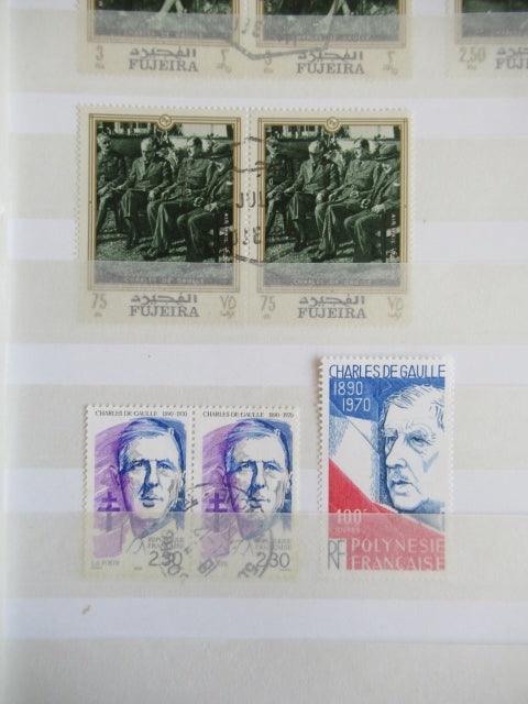 France - Importante Thématique sur le General De Gaulle - Timbres-Et-Passion