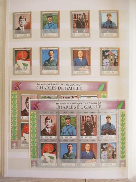 France - Importante Thématique sur le General De Gaulle - Timbres-Et-Passion