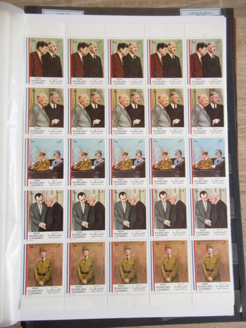 France - Importante Thématique sur le General De Gaulle - Timbres-Et-Passion