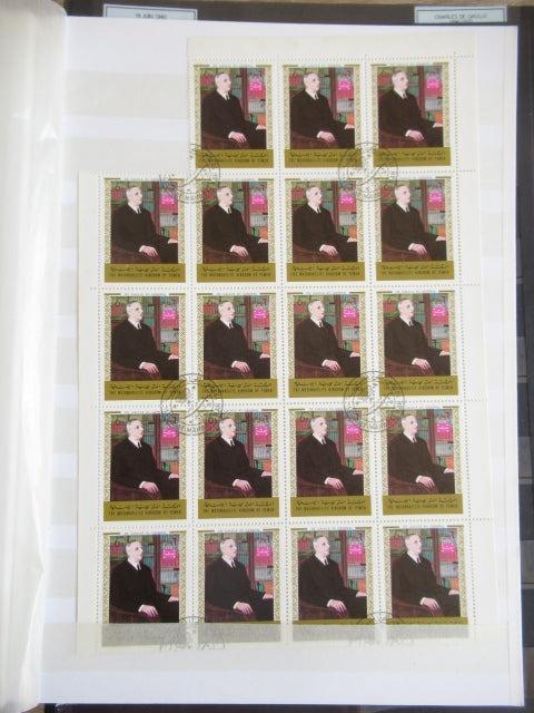 France - Importante Thématique sur le General De Gaulle - Timbres-Et-Passion