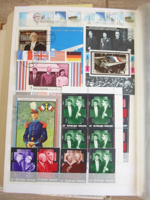 France - Importante Thématique sur le General De Gaulle - Timbres-Et-Passion