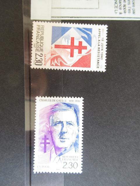 France - Importante Thématique sur le General De Gaulle - Timbres-Et-Passion