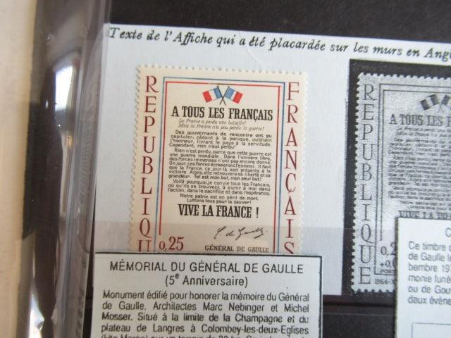 France - Importante Thématique sur le General De Gaulle - Timbres-Et-Passion
