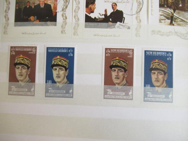 France - Importante Thématique sur le General De Gaulle - Timbres-Et-Passion
