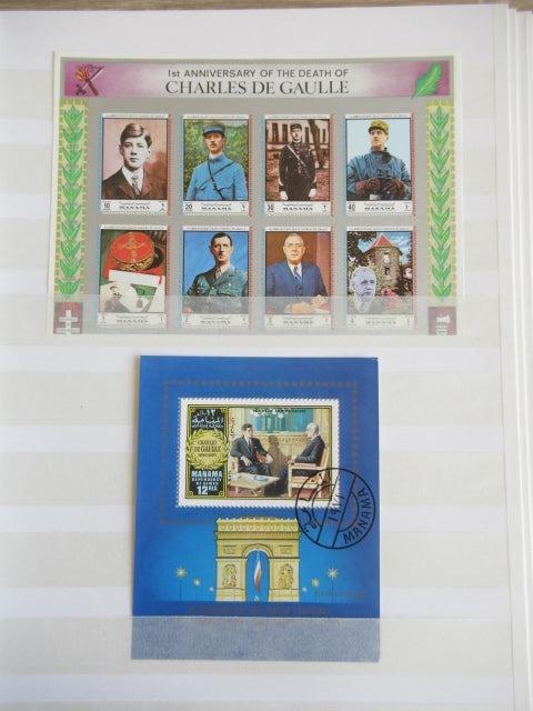 France - Importante Thématique sur le General De Gaulle - Timbres-Et-Passion