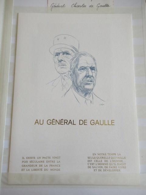 France - Importante Thématique sur le General De Gaulle - Timbres-Et-Passion