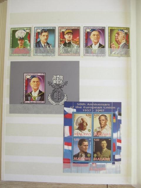 France - Importante Thématique sur le General De Gaulle - Timbres-Et-Passion