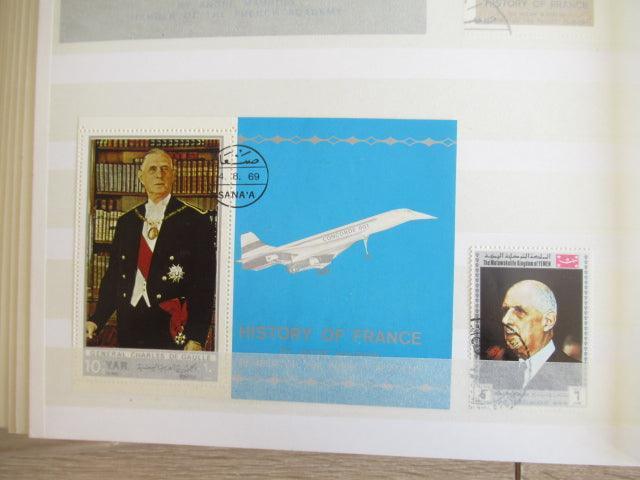 France - Importante Thématique sur le General De Gaulle - Timbres-Et-Passion