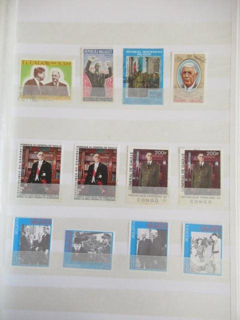 France - Importante Thématique sur le General De Gaulle - Timbres-Et-Passion