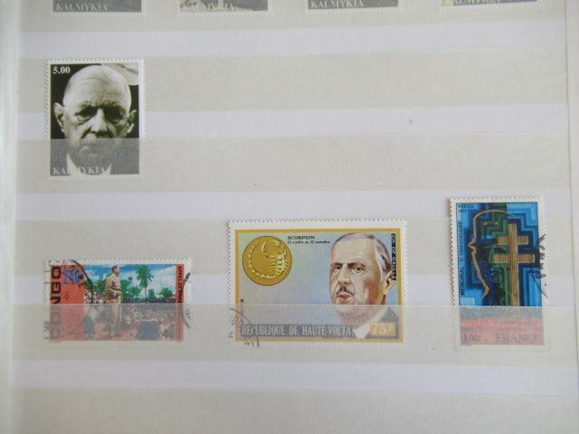 France - Importante Thématique sur le General De Gaulle - Timbres-Et-Passion