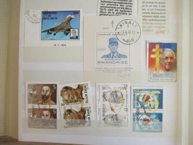 France - Importante Thématique sur le General De Gaulle - Timbres-Et-Passion