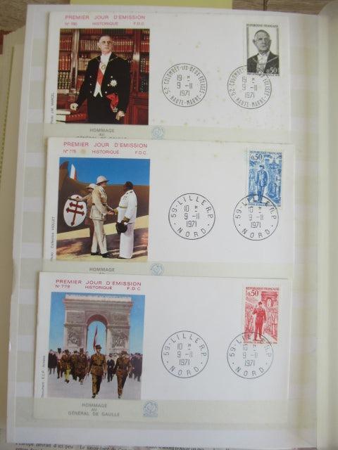 France - Importante Thématique sur le General De Gaulle - Timbres-Et-Passion