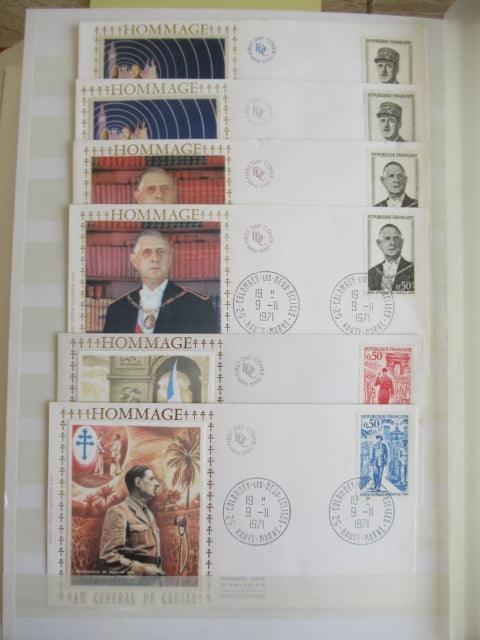 France - Importante Thématique sur le General De Gaulle - Timbres-Et-Passion