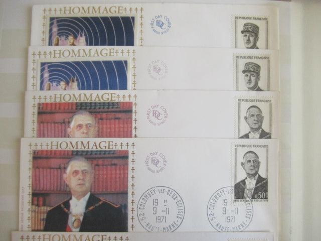 France - Importante Thématique sur le General De Gaulle - Timbres-Et-Passion