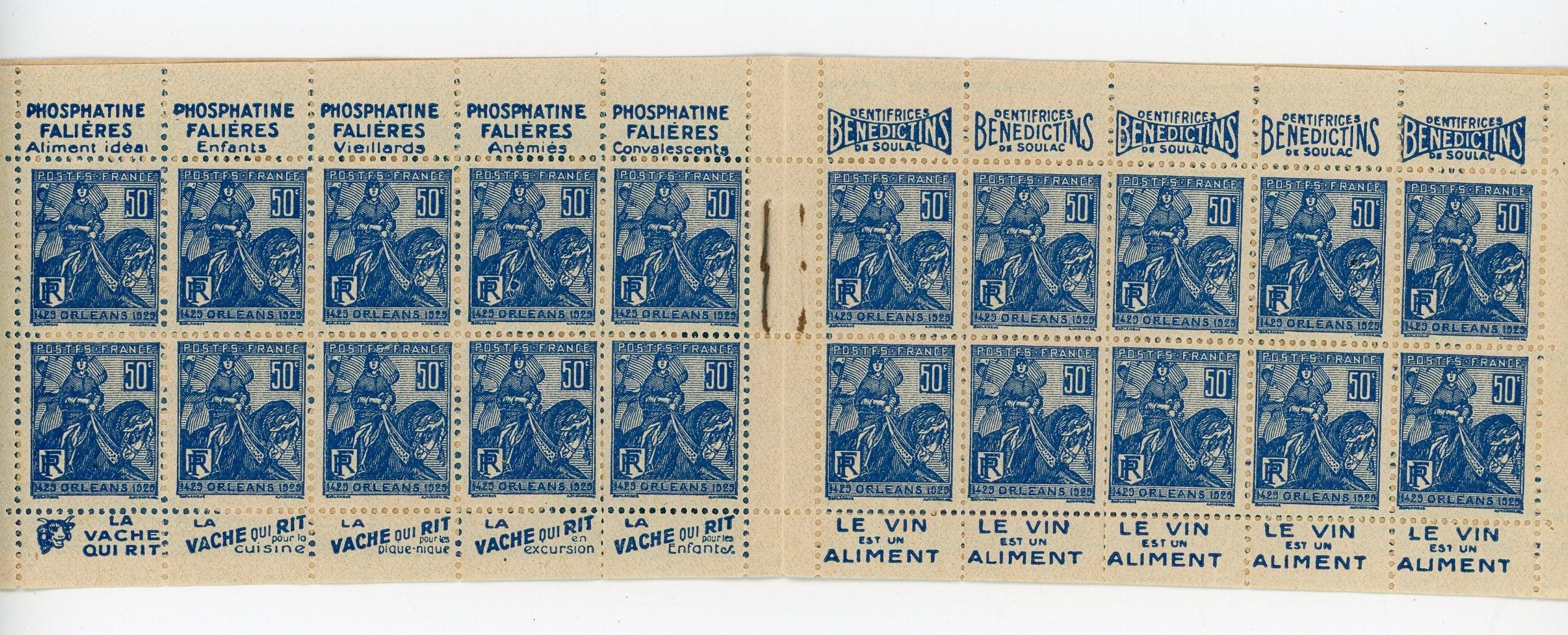 France - Superbe carnet publicitaire - Yvert n°171-B - Timbres-Et-Passion