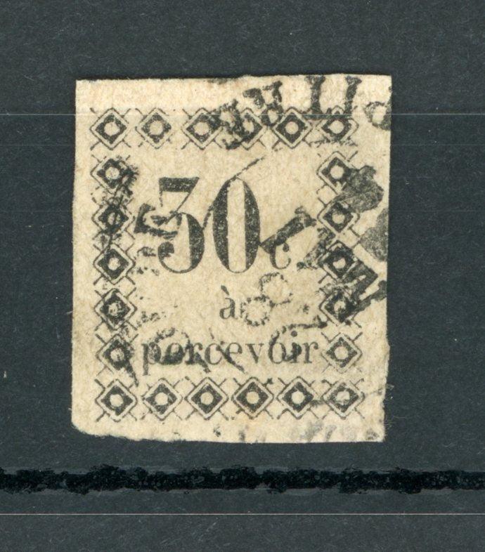 Guadeloupe 1879 - Taxe 30c non - Yvert n°5 - Timbres-Et-Passion