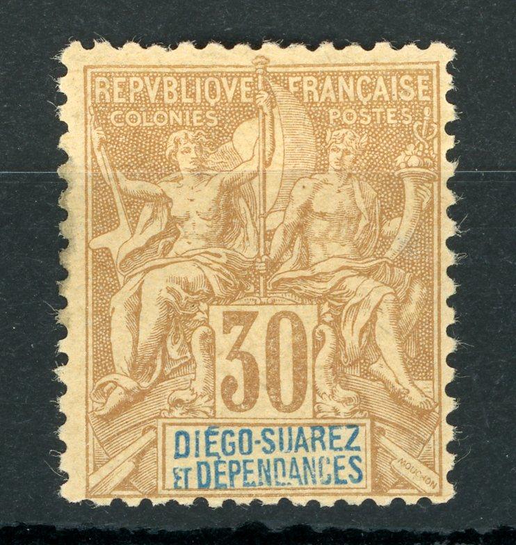 Diego-Suarez 1892 - 30c Brun - Yvert n°33