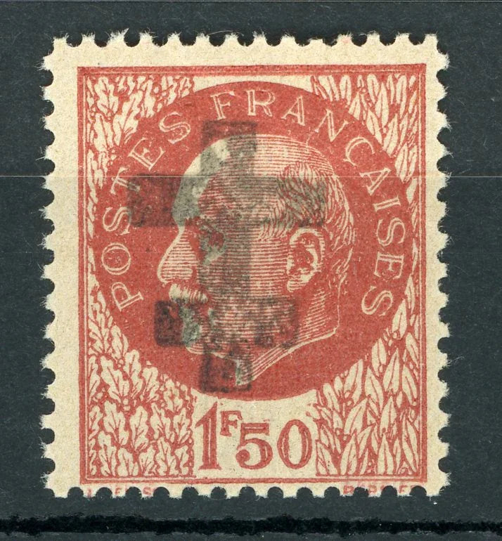 France 1944 - Signé Calves, sans charnière, libération de Salins variété surcharge renversé - Mayer n°1