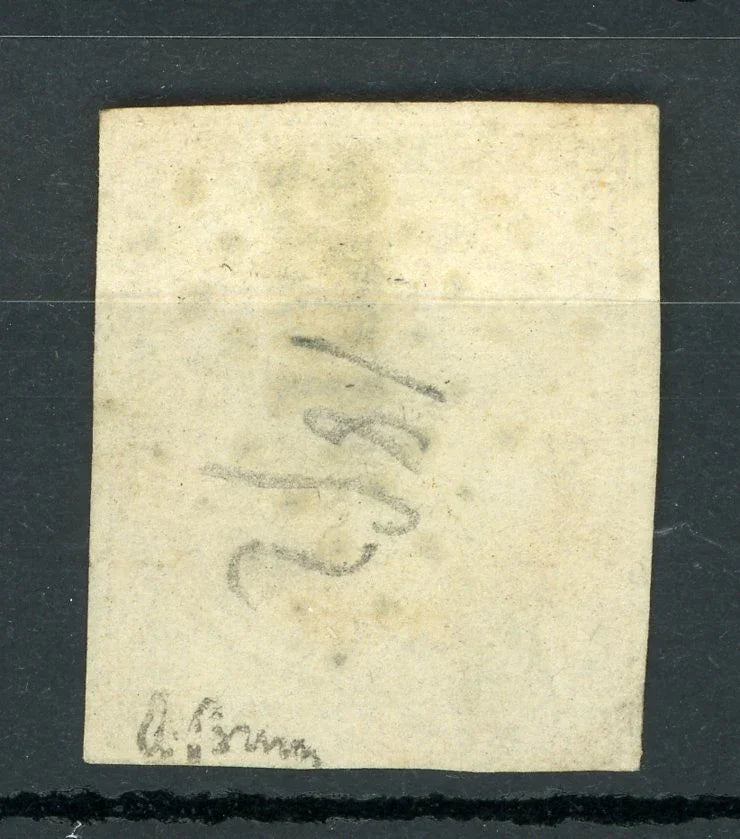 France 1850 - Signé Brun, superbe oblitération petit chiffre - Yvert n°1