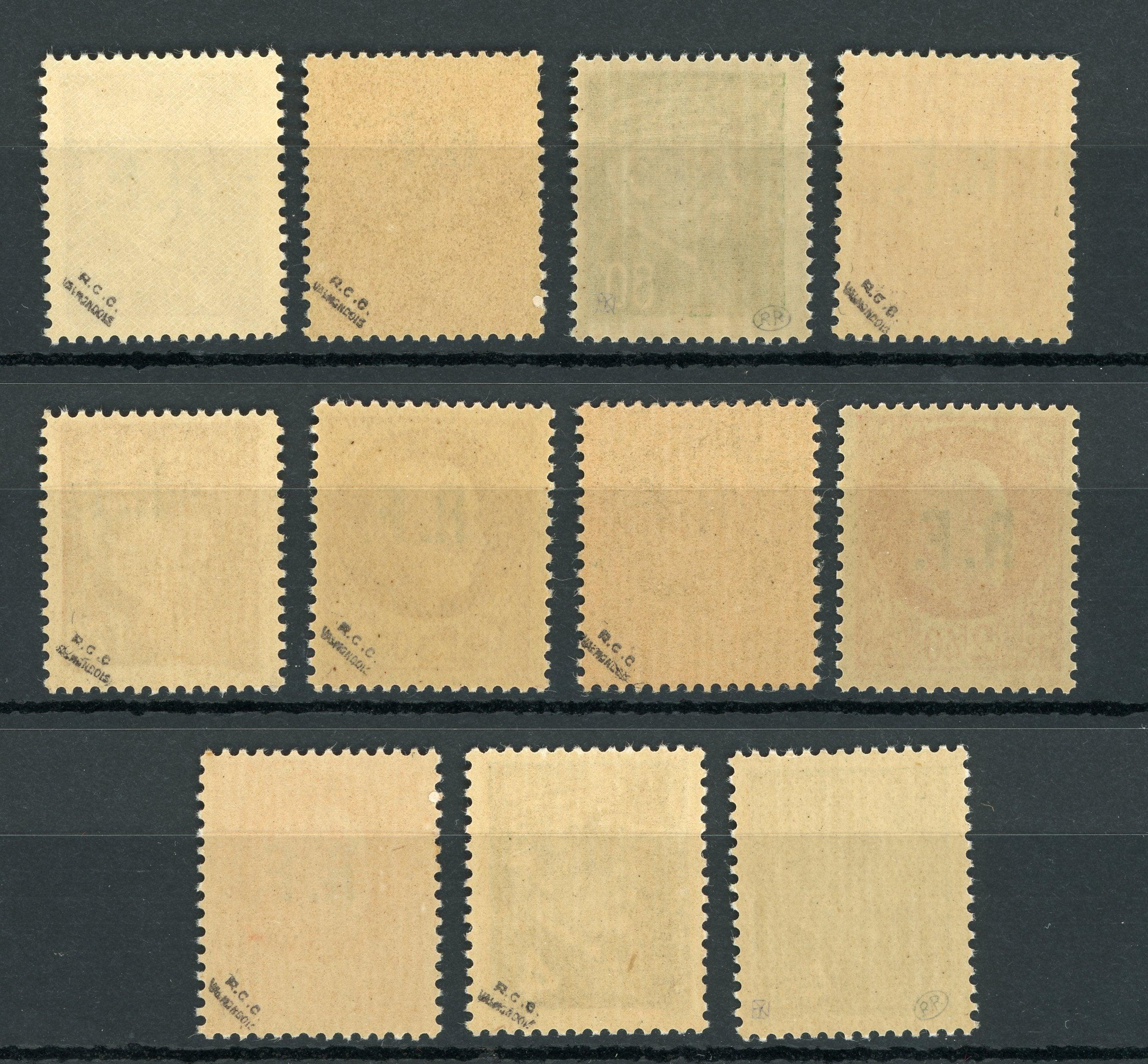 France 1944 - neuf sans charnière, libération de Poitiers Type IV - Mayer n°39/49