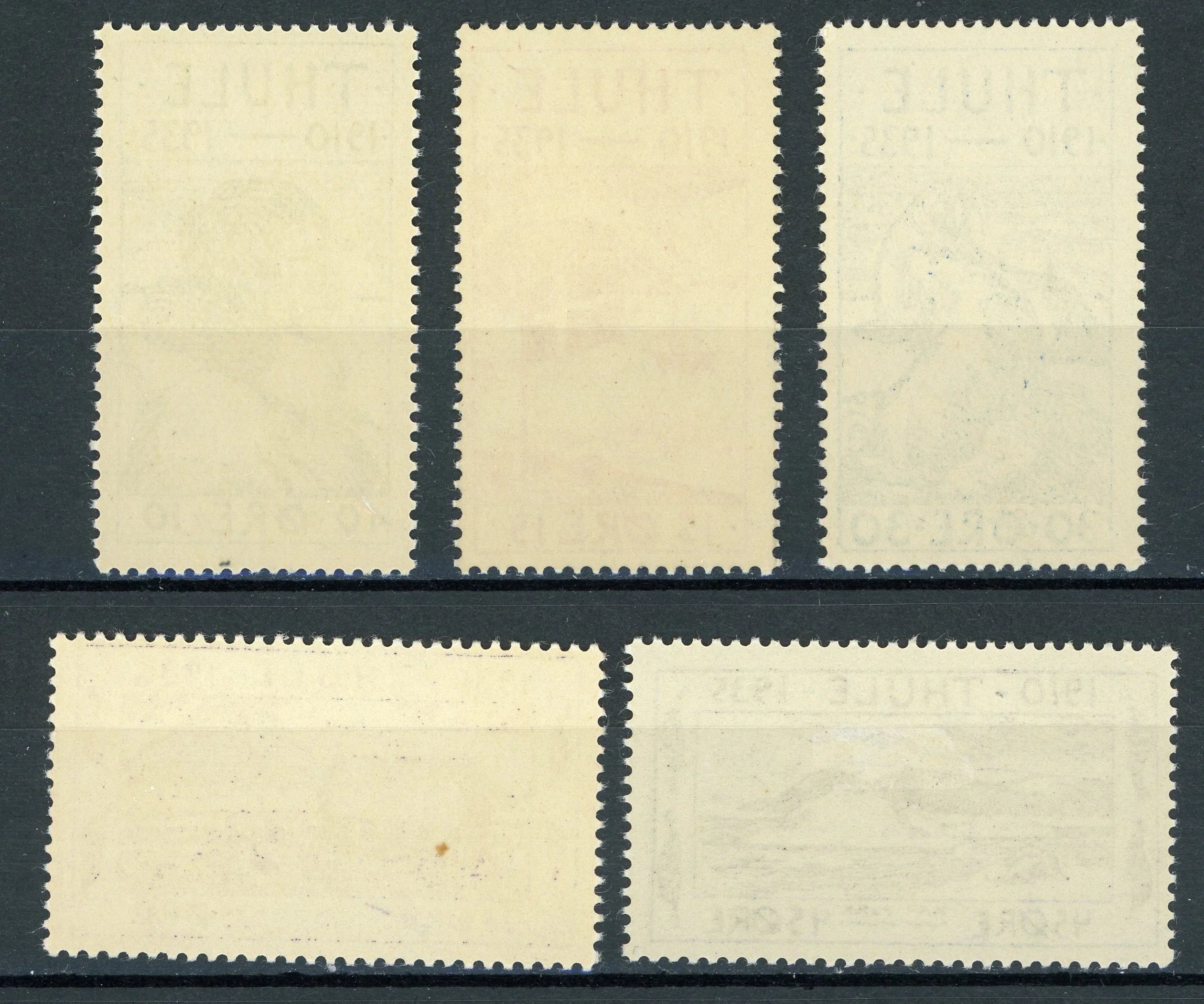 Thulé 1935/1936 - Série complète - Yvert n°1/5