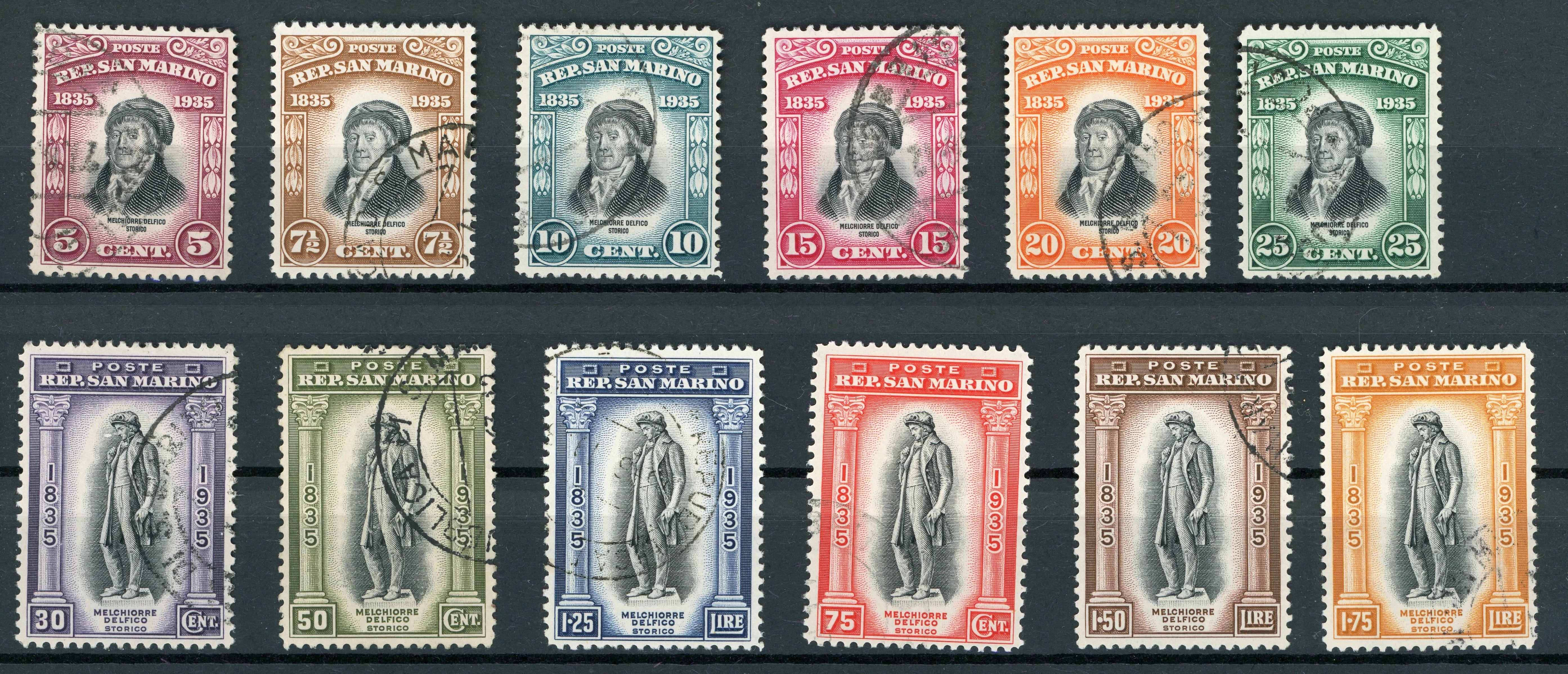 St Marin - Série complète - Yvert n°193/204