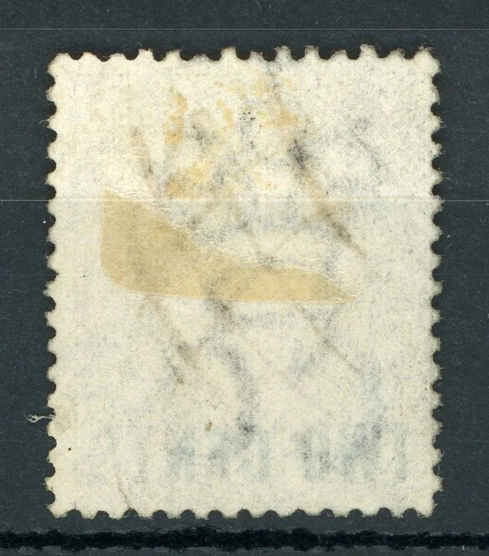 Colonie britannique 1868/1871 - cote 150€, 2 cents sur 3p Bistre - Yvert n°12