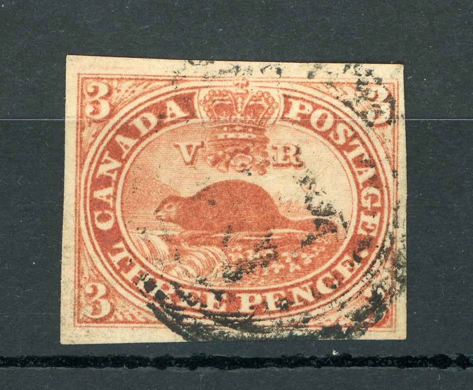 Canada - Signé Calves, 3p Rouge