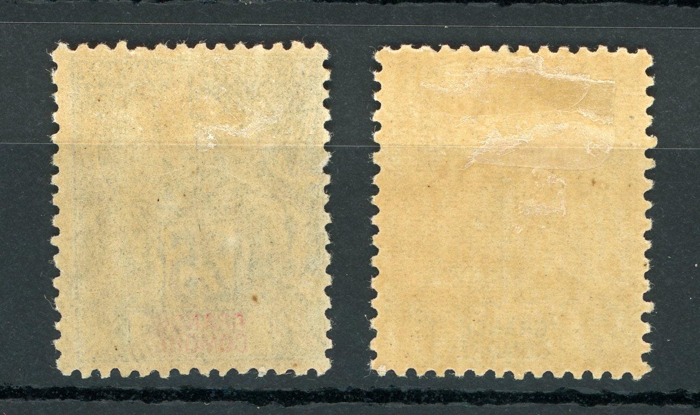 Grande Comore 1897 - 25c et 30c - Yvert n°8/9