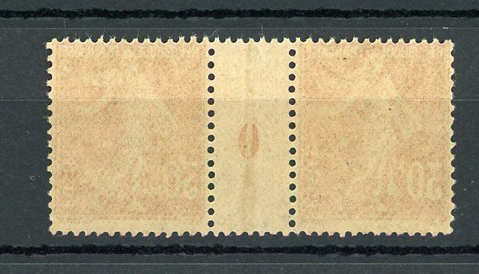 France 1910 - Qualité Luxe, superbe Millésime 0 sur Semeuse 30cts orange - Yvert n°141 - Timbres-Et-Passion