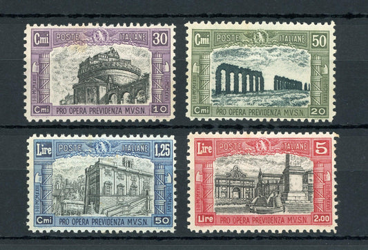 Italie 1928 - Timbres de bienfaisance - Yvert n°209/212 - Timbres-Et-Passion