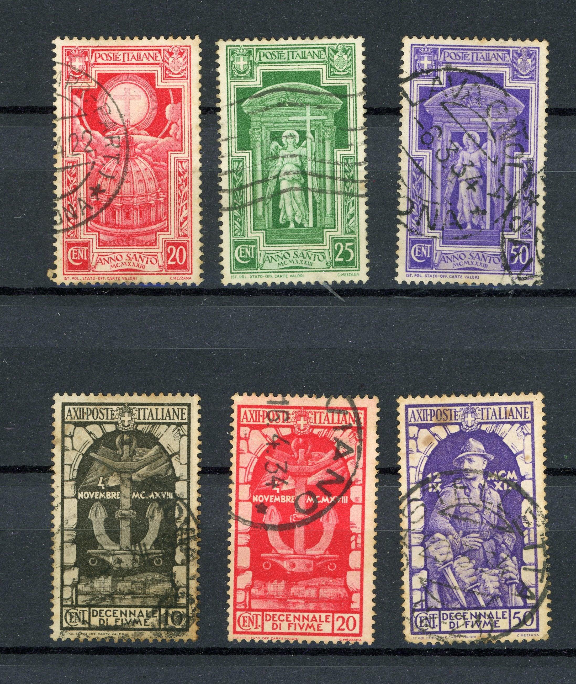 Italie 1933/1934 - Collection complète - Yvert n°321/343 - Timbres-Et-Passion