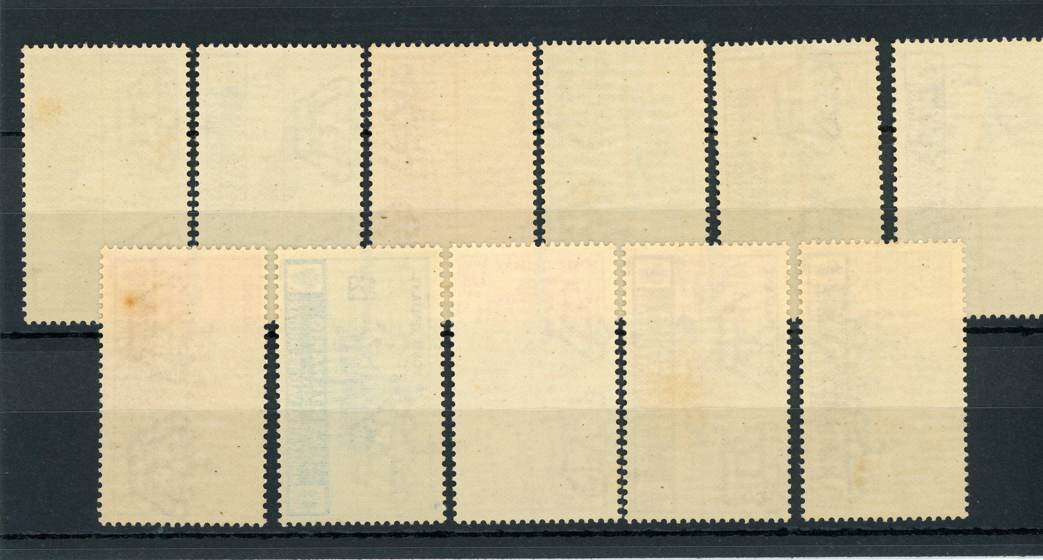 Italie 1934 - Série complète - Yvert n°346/356 - Timbres-Et-Passion